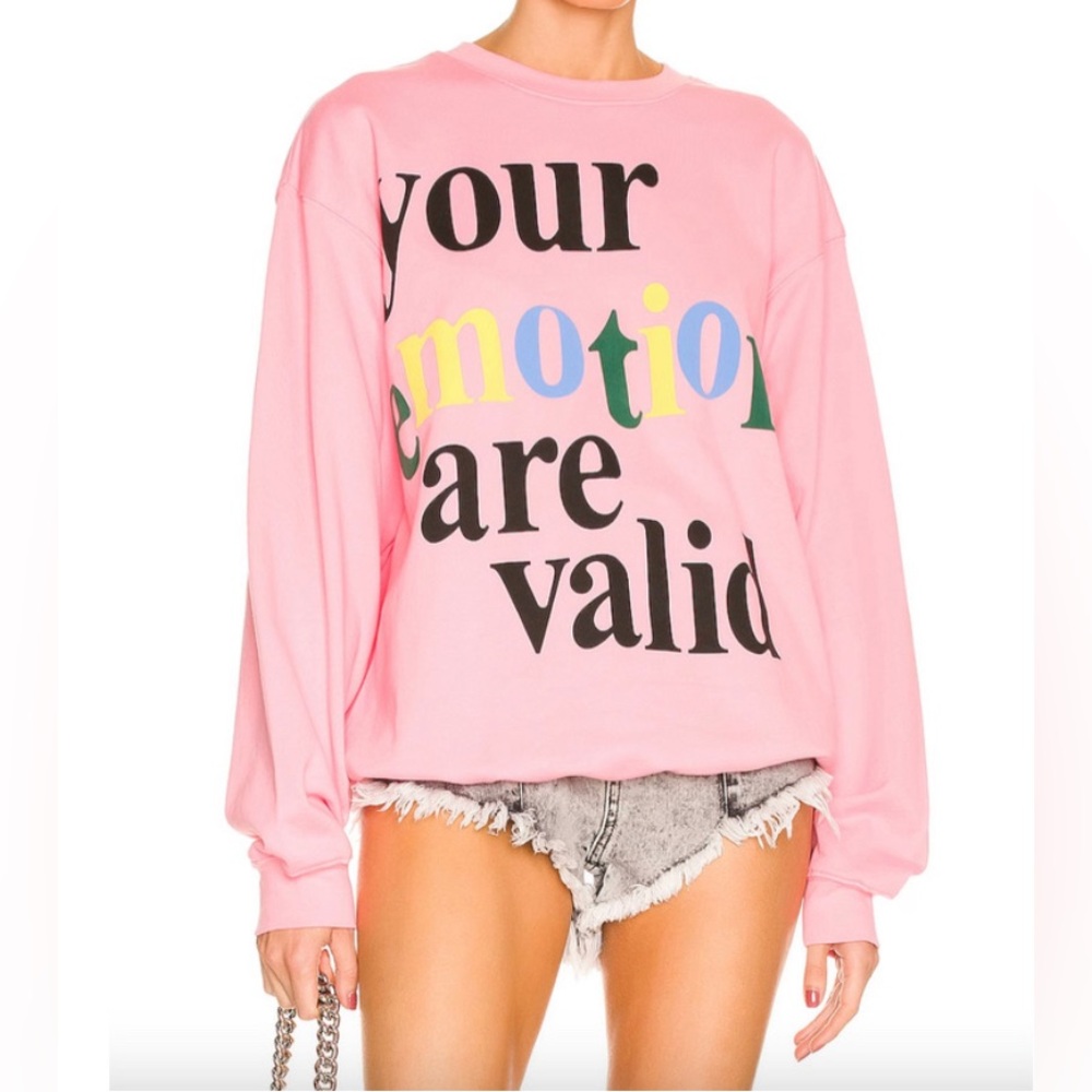 The Mayfair Group Emotions Are Valid
Sweatshirt Pink One Size